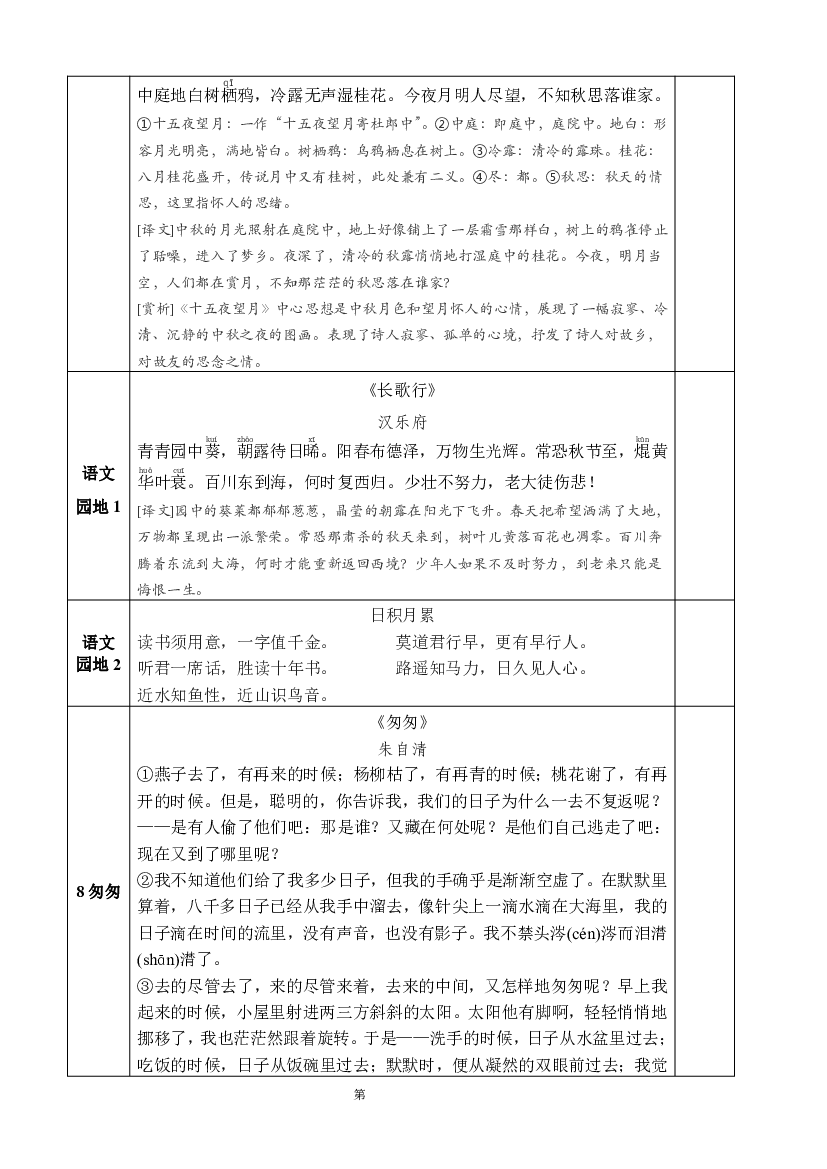 【六年级】下册背诵默写一览表.pdf 第2页