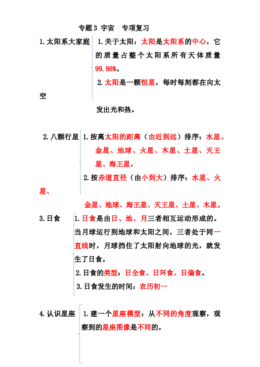 3 宇宙-2023年小升初科学专项复习讲练测（教科版）.docx 第1页