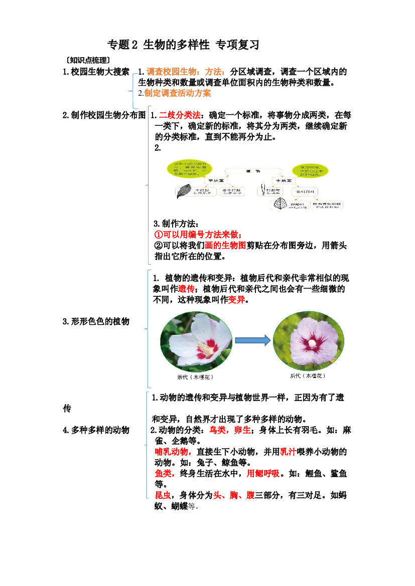 2 生物的多样性-2023年小升初科学专项复习讲练测（教科版）.docx 第1页