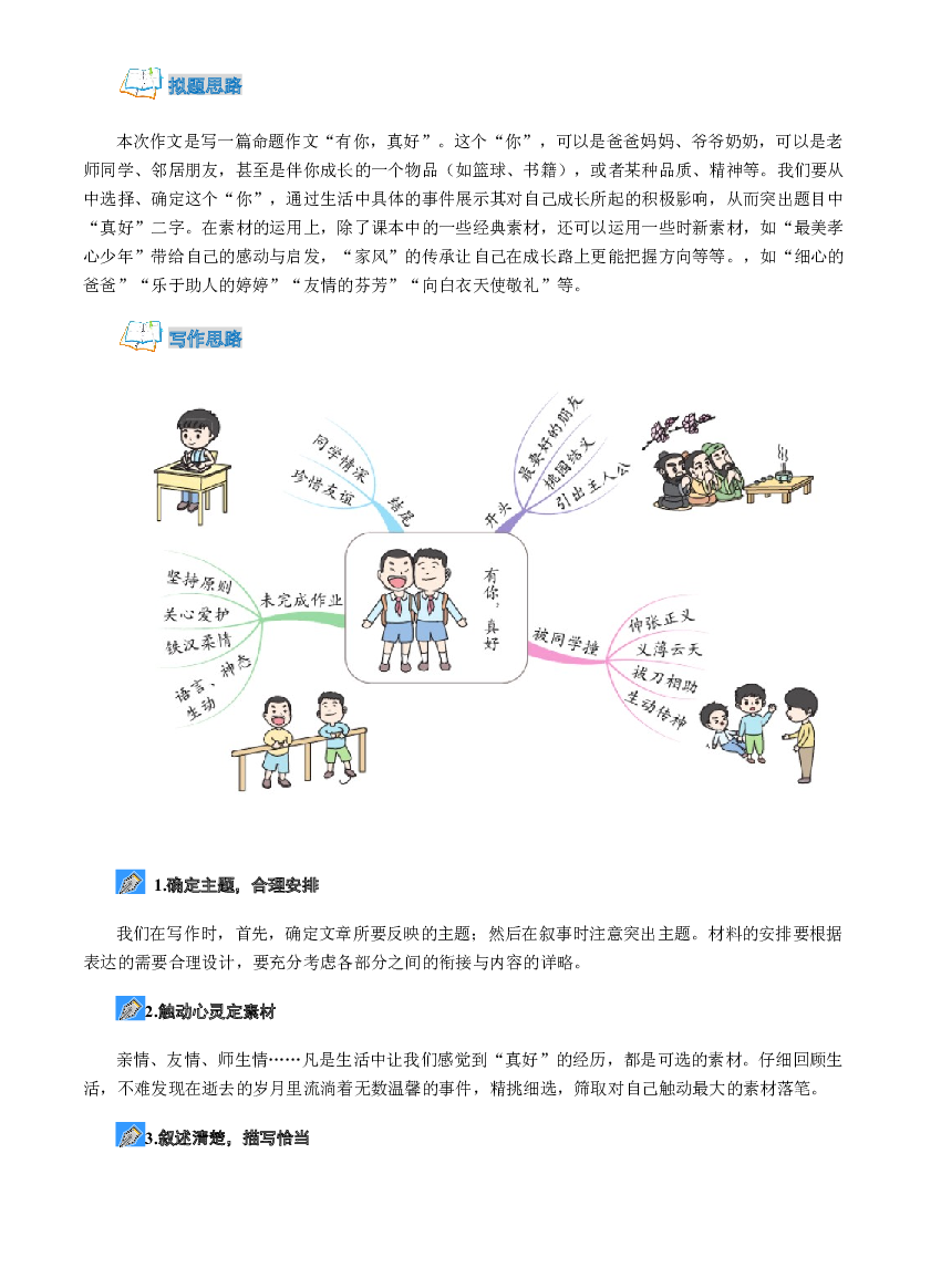 第8单元同步作文：有你，真好-写作指导+范文赏析+病文升格（教师版）-部编版语文六年级上册.docx 第2页
