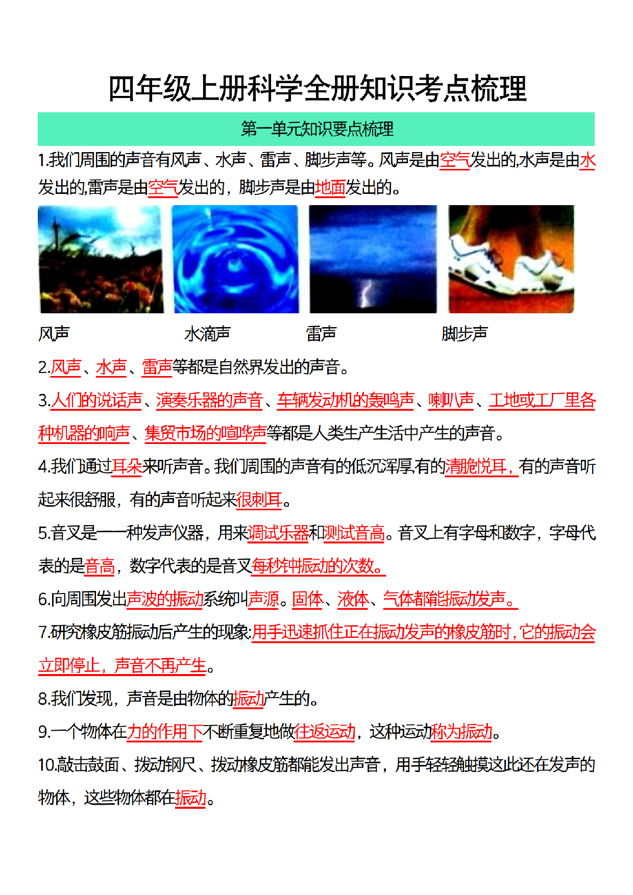 四上科学全册知识要点总结.pdf 第1页