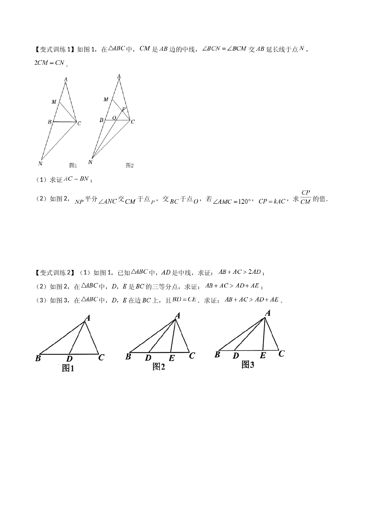 专题02 全等三角形中的六种模型梳理（原卷版）（人教版）  .docx 第2页