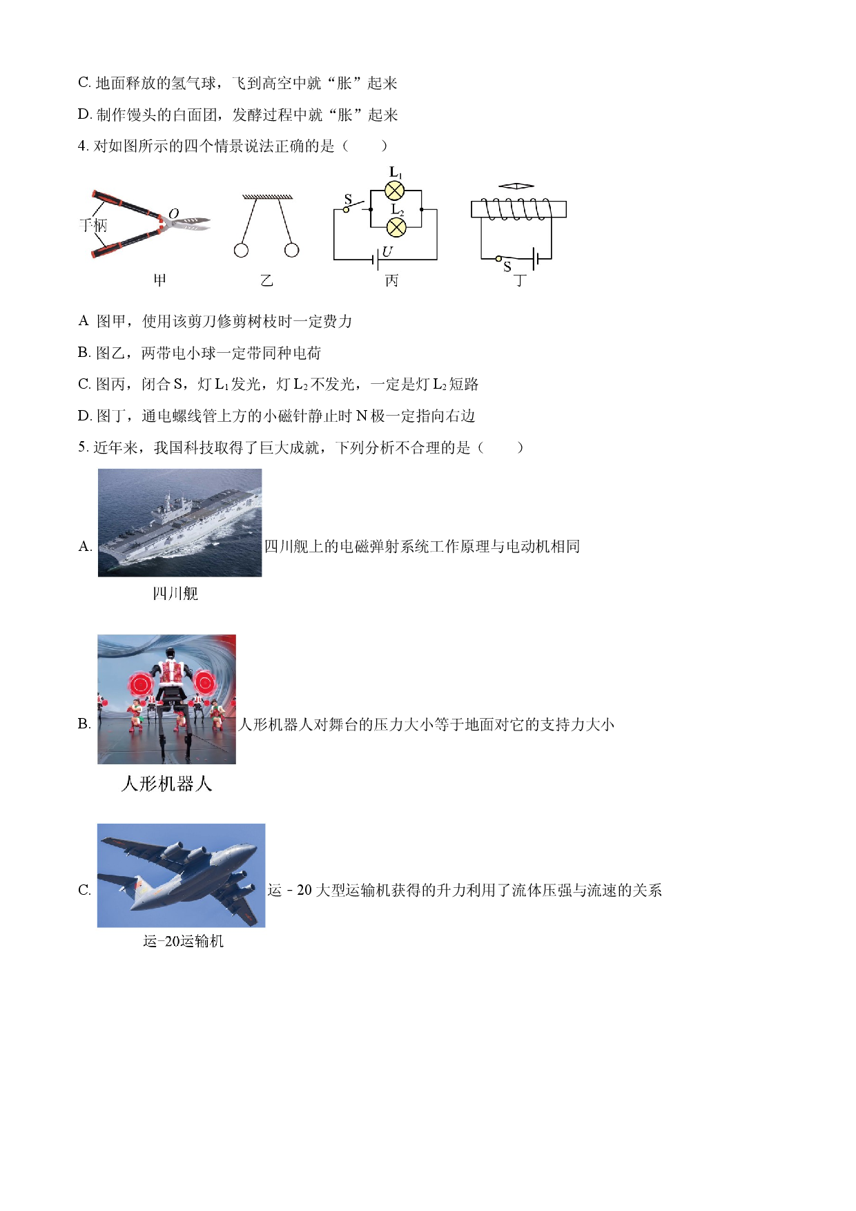 2025年四川省南充市中考物理试题.docx 第2页