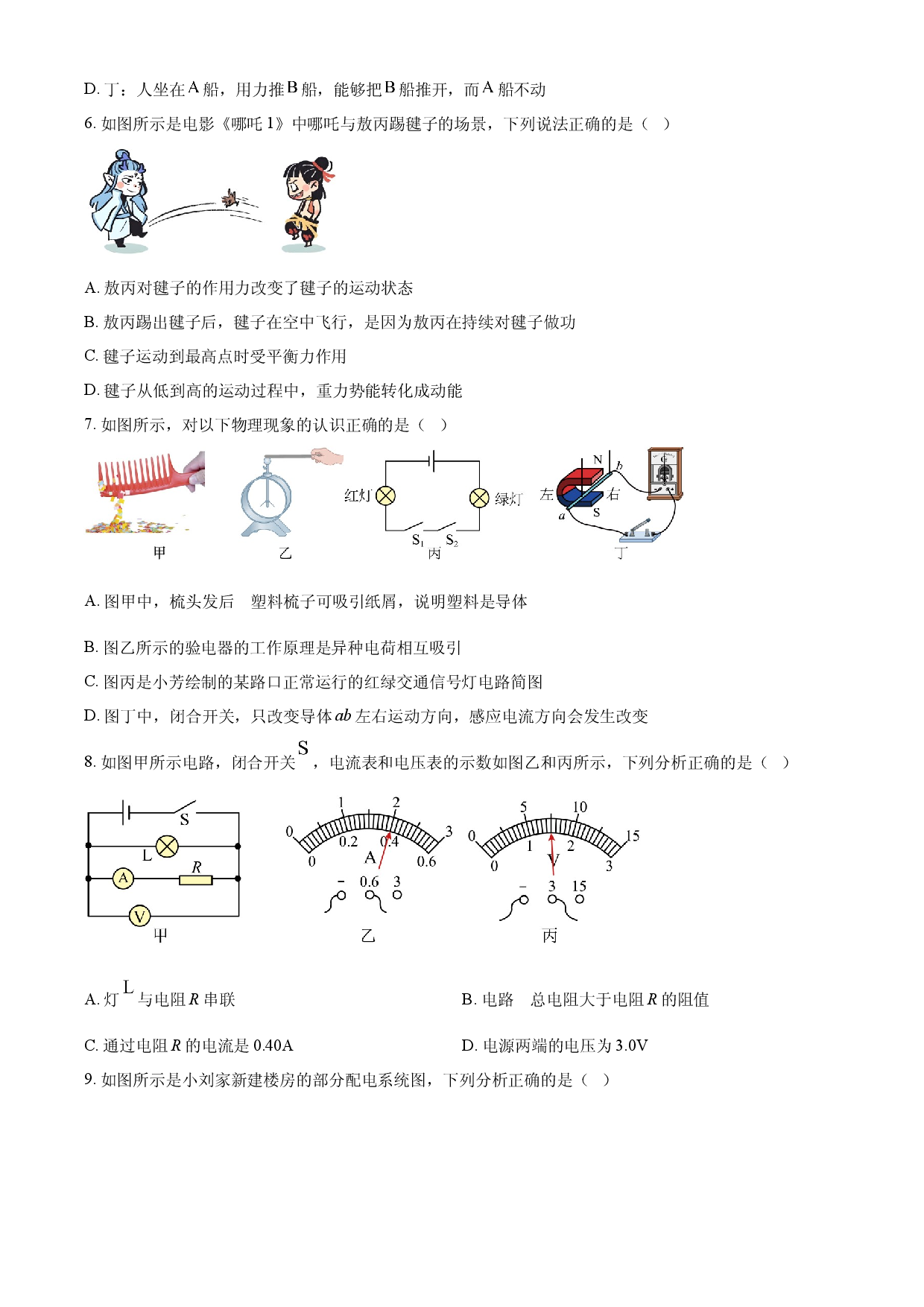 2025年四川省广元市中考物理试题.docx 第2页