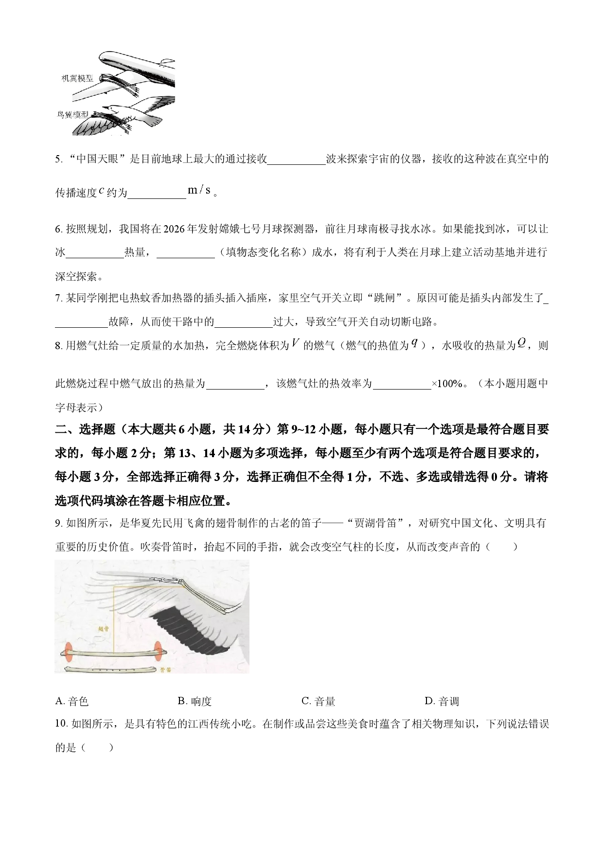 2025年江西省中考物理试题.docx 第2页