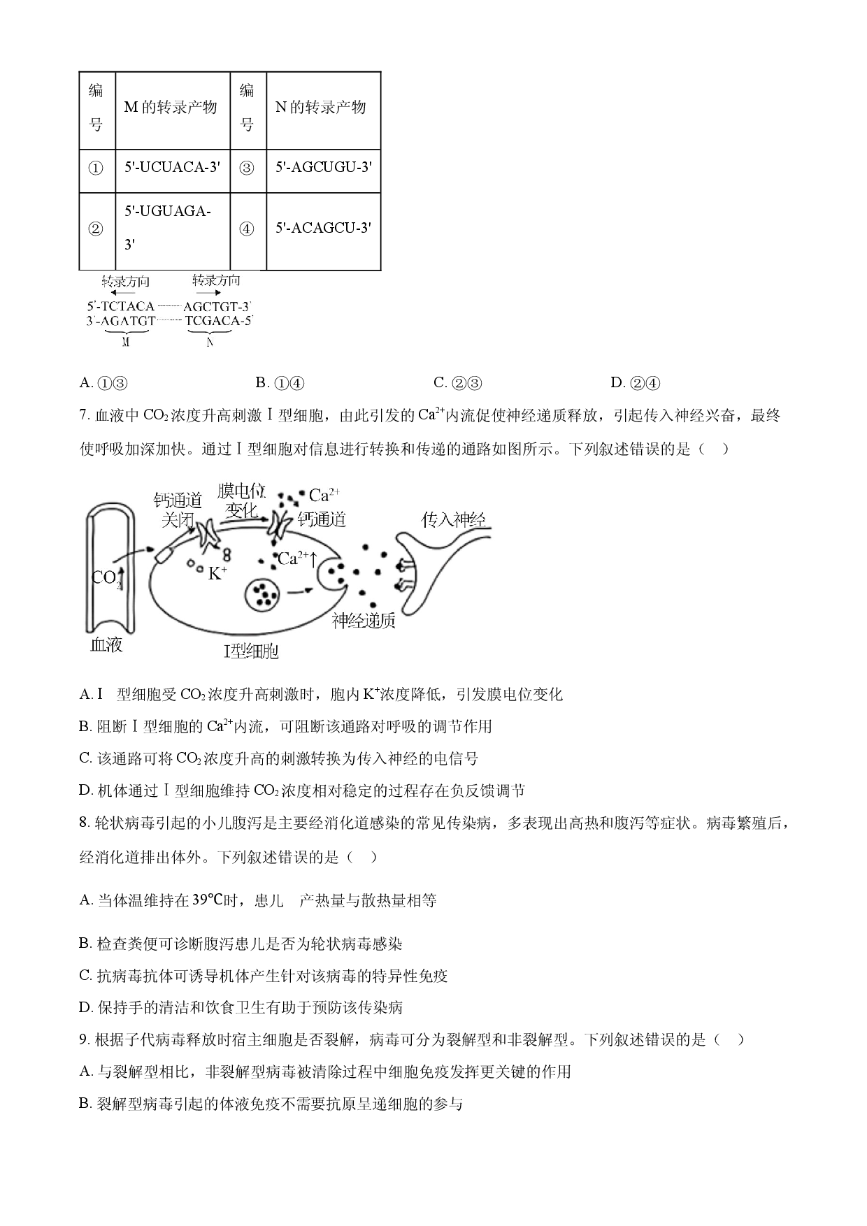 2025年高考生物试卷（河北卷）.docx 第2页